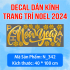 Decal dán Noel combo  số  27 - 4