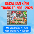 Decal dán Noel combo số 34 - 4