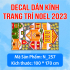 Decal dán Noel combo số 34 - 5