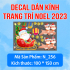 Decal dán Noel combo số 34 - 6