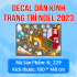 Decal dán Noel combo số 38 - 3