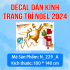 Decal dán Noel combo số 38 - 4