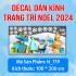 Decal dán Noel combo số 39 - 1