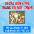 Decal dán Noel combo số 40 - 4