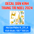 Decal dán Noel combo số 40 - 6