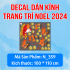 Decal dán Noel combo số  43 - 6
