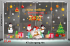 Decal dán Noel combo số 45 - 