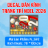 Decal dán Noel combo số  48 - 5