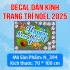 Decal dán Noel combo số 49 - 5