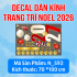 Decal dán Noel combo số  5 - 3