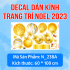 Decal dán Noel combo số 50 - 1