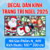 Decal dán Noel combo số 52 - 5