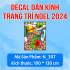 Decal dán Noel combo số 53 - 3