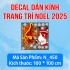 Decal dán Noel combo số 53 - 5