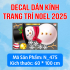 Decal dán Noel combo số  54 - 5