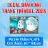 Decal dán Noel combo số  54 - 6