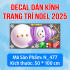Decal dán Noel combo số 55 - 4