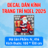 Decal dán Noel combo số 56 - 5
