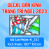 Decal dán Noel combo số 57 - 4