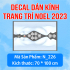 Decal dán Noel combo số 6 - 8