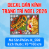 Decal dán Noel combo số 62 - 3