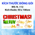 Decal dán Noel combo số 65 - 1