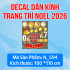  Decal dán Noel combo số 66 - 2