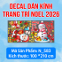Decal dán Noel combo số 69 - 3