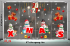 Decal dán Noel combo số 70 - 