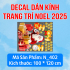 Decal dán Noel combo số 84 - 6