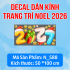 Decal dán Noel combo số 86 - 1