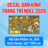 Decal dán Noel combo số 87 - 1