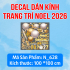 Decal dán Noel combo số 87 - 3
