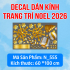 Decal dán Noel combo số 89 - 1