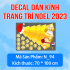 Decal dán Noel combo số 90 - 7