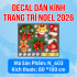 Decal dán Noel combo số 193 - 2