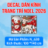 Decal dán Noel combo số 193 - 4