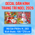 Decal dán Noel  số 583 - 1