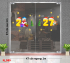 Decal dán Noel số 589 - 