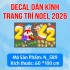 Decal dán Noel số 589 - 1