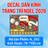 Decal dán Noel số 592 - 1