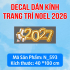Decal dán Noel số 593 - 1