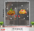 Decal dán Noel số 598 - 