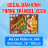 Decal dán Noel số 598 - 1