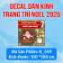 Decal dán Noel số 599 - 1