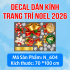 Decal dán Noel số 604 - 1