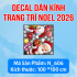 Decal dán Noel số 606 - 1