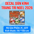 Decal dán Noel số 609 - 1