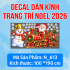 Decal dán Noel số 613 - 1