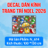Decal dán Noel số 614 - 1